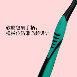 Brosse à dents Sanfeng personnalisée à poils souples en nylon pour adultes, usage domestique, manche coloré pour la protection des gencives - Product Image 4