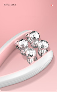 Dispositivo de Masaje Facial para Uso Doméstico - Masajeador Corporal Eléctrico - Rodillos de Acero Inoxidable Recargables por USB - Reduce la Papada - Product Image 5