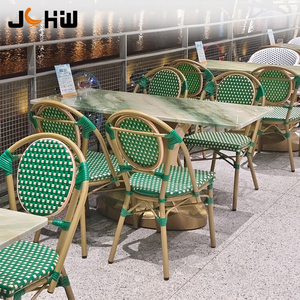 Nueva silla portátil francesa de París Bistro para patio al aire libre, jardín, cafetería, restaurante, <span class=keywords><strong>parque</strong></span>, cocina, muebles de Villa - Product Image 2