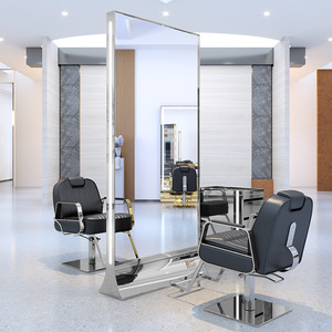 Espejo LED de Salón Popular en Internet para Barberías y Salones de Belleza, Espejo Elegante con Pantalla Táctil, Simple y Moderno - Product Image 3
