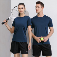 Camiseta Deportiva de Poliéster y Elastano para Hombre, Unisex, Corte Regular, Secado Rápido, Transpirable, Anti-Pilling, para Gimnasio, Verano y Actividades al Aire Libre