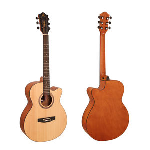 Cina 40 pollici <span class=keywords><strong>chitarra</strong></span> <span class=keywords><strong>acustica</strong></span> corpo di abete rosso a buon mercato strumenti musicali per la vendita <span class=keywords><strong>chitarra</strong></span> Folk <span class=keywords><strong>chitarra</strong></span> da viaggio per i principianti - Product Image 2