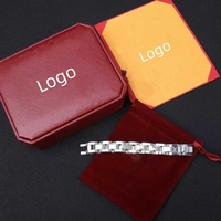 Zhixuan, marque de bijoux de luxe, bracelet en acier inoxydable plaqué or 18 carats pour couple, meilleur cadeau pour la Saint-Valentin pour elle