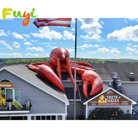 Modèle de homard gonflable géant / Grand écrevisse gonflable rouge / Langouste gonflable pour la décoration publicitaire en extérieur