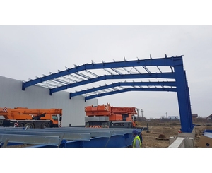 Fabricante de Estructuras Metálicas Industriales Pesadas para Naves Industriales con Viga para Grúa y Entrepiso para Proyectos de Plantas de Manufactura - Product Image 1
