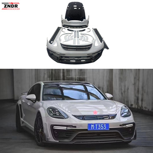 ชุดแต่ง Zndr Panamera 971 คาร์บอนไฟเบอร์ กันชน สเกิร์ตข้าง ดิฟฟิวเซอร์ สปอยเลอร์ ฝากระโปรง อัพเกรดสำหรับ Porsche ปี 2017-2021 - Product Image 1