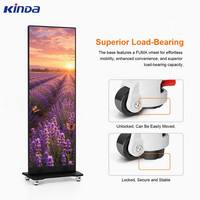 Pantalla LED para Pósteres, P1.8 P2 P2.5, Portátil, con Ruedas, para Publicidad Comercial, con USB y WiFi