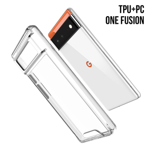 Coque de téléphone portable, compatible avec Google <span class=keywords><strong>Pixel</strong></span> <span class=keywords><strong>6</strong></span>, Ultra mince, cristal Transparent, robuste, antichoc d'angle - Product Image 6