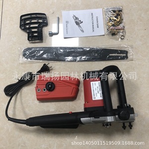 Mini motosierra eléctrica con cable de 1800W y 220V para cortar madera, uso en bricolaje - Product Image 4