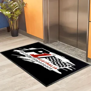 Personalized Welcome Carpet Logo Floor Mat Custom Rubber Door Commercial Rug Entrance Mat