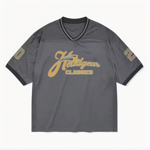 قمصان كرة قدم مخصصة بطباعة حرارية للملابس الرياضية، قص آلي، قابلة للتنفس، برقبة على شكل V، أكمام قصيرة، شعار الفريق، للبالغين، صيفية - Product Image 2