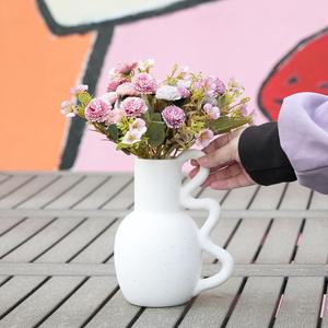 Fleur Artificielle Décoration Maison Style Champêtre 5 Branches Girofle Doux Accessoires de Mariage Ornements - Product Image 4