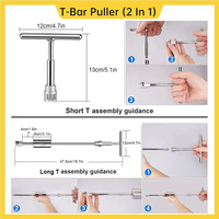 Kit d'outils de réparation de bosses de voiture, extracteur de bosses de carrosserie avec marteau à inertie et ventouses, en aluminium, pour dommages de grêle