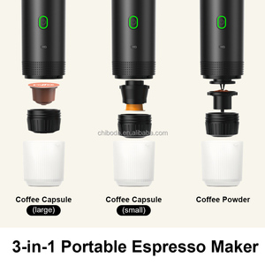 Cafetera Espresso Portátil Semiautomática 3 en 1, Cafetera Eléctrica <span class=keywords><strong>de</strong></span> Cápsulas con Calentamiento Rápido y Soporte <span class=keywords><strong>para</strong></span> Viajes, Auto y Hogar - Product Image 3