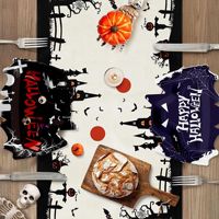 Assiettes jetables d'Halloween en forme de cercueil, chauve-souris, fantôme, squelette – Plateaux étanches, résistants à l'huile, biodégradables pour fêtes