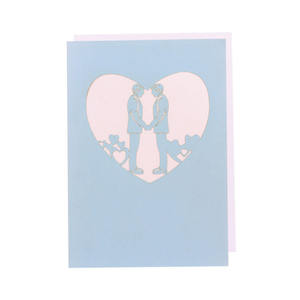 שני מאן חתונה נישואי כרטיס הזמנה יוקרה - Product Image 3