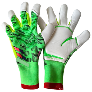 Gants de gardien de but de football professionnels LIAO pour hommes, protection des doigts, cuir, fermeture à cordon réglable, modèle SX-03, moins cher - Product Image 4