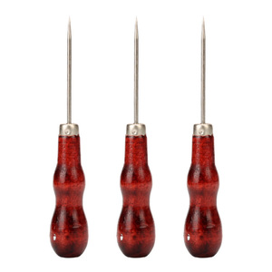 เครื่องมือเจาะหนัง Golden Eagle ขนาด 8 ซม. ด้ามจับสีแดง สำหรับซ่อมรองเท้าและเย็บผ้า - Product Image 1