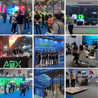 Layar LED 960x960mm Kecerahan Tinggi Layar Iklan Luar Ruangan Stadion Sepak Bola Papan Banner Perimeter