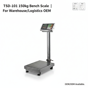 Bilancia Digitale da Banco TSD-101 150kg con Calcolo Prezzo, Piattaforma 30x40cm in Acciaio Inossidabile, Display LED LCD, per Negozi al Dettaglio, OEM/ODM - Product Image 1