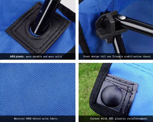 <span class=keywords><strong>Chaise</strong></span> <span class=keywords><strong>pliante</strong></span> de <span class=keywords><strong>camping</strong></span> de jardin de plage pour pique-nique de pêche en plein air personnalisée avec une capacité de poids de 1,8 kg et 100 kg - Product Image 2