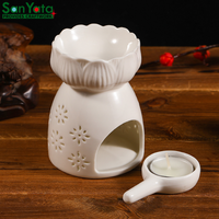 Vente en gros B2B de cires parfumées de haute qualité, huiles essentielles/bougeoirs chauffe-plat avec votre LOGO et emballage pour divers besoins aromatiques