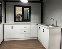 Hondenkennel voor huisdieren, uitbreidbaar sandwichpaneel containerhuis 20ft, aanpasbaar voor hotel/villa's