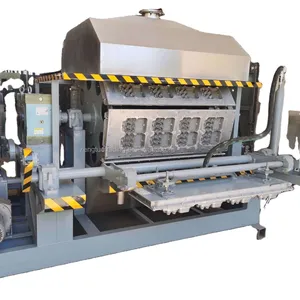 Machine de fabrication de plats à œufs en pâte à papier entièrement automatique à grande vitesse ligne de production de plateaux à œufs pour les entreprises