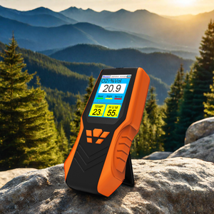 Détecteur de concentration d'oxygène O2 portable 0-30% Vol avec alarme sonore, thermomètre et hygromètre 3-en-1, analyseur de gaz portatif - Product Image 6