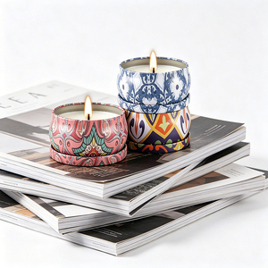 Bougie de cérémonie, cadeau de fête, emballage élégant en étain, formule de soja parfumée, réception, boutique, souvenir, sélection de souvenirs - Product Image 6