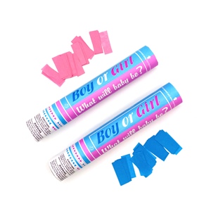 Confetti Shooter biodegradabile a prova di fiamma Party Popper coriandoli da esterno e da interno con foglio di <span class=keywords><strong>cuore</strong></span> rosso forme di coppia di San Valentino - Product Image 3