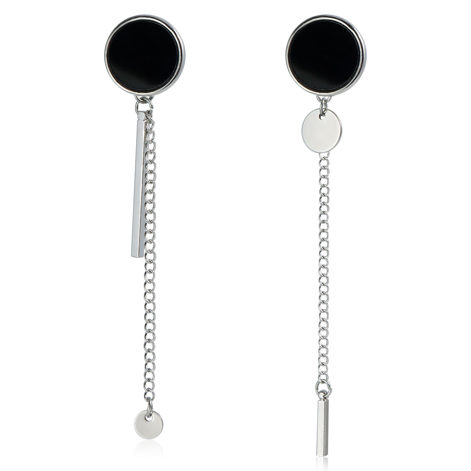 ต่างหู ZW1423รุ่น2สีดำ