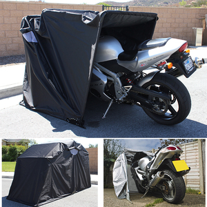 Custom Logo Heavy Duty Waterproof Motorcycle Shelter Cover Parking Motor Cycle <strong>Bike</strong> <strong>Tent</strong> Garage <strong>Tent</strong> - Product Image 2