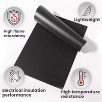 Feuille de PC noire personnalisable - Panneau en polycarbonate haute résistance et ignifuge pour les protections de sécurité des machines et les barrières d'équipement