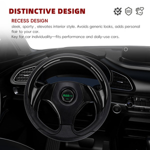 Volant de course 320 mm (13 pouces) en PU pour modification automobile et utilisation gaming - Product Image 5