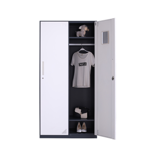 2 ประตูมัลติฟังก์ชั่โมเดิร์น<span class=keywords><strong>ตู้</strong></span>เหล็กเฟอร์นิเจอร์ห้องนอน<span class=keywords><strong>ตู้</strong></span><span class=keywords><strong>เสื้อผ้า</strong></span><span class=keywords><strong>ตู้</strong></span><span class=keywords><strong>เสื้อผ้า</strong></span>พร้อมฉากกั้นและราว<span class=keywords><strong>เสื้อผ้า</strong></span> - Product Image 1