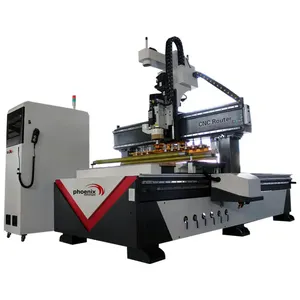 Hoge Efficiëntie 3 As Cnc Carving Router Machine Voor Houten Deur