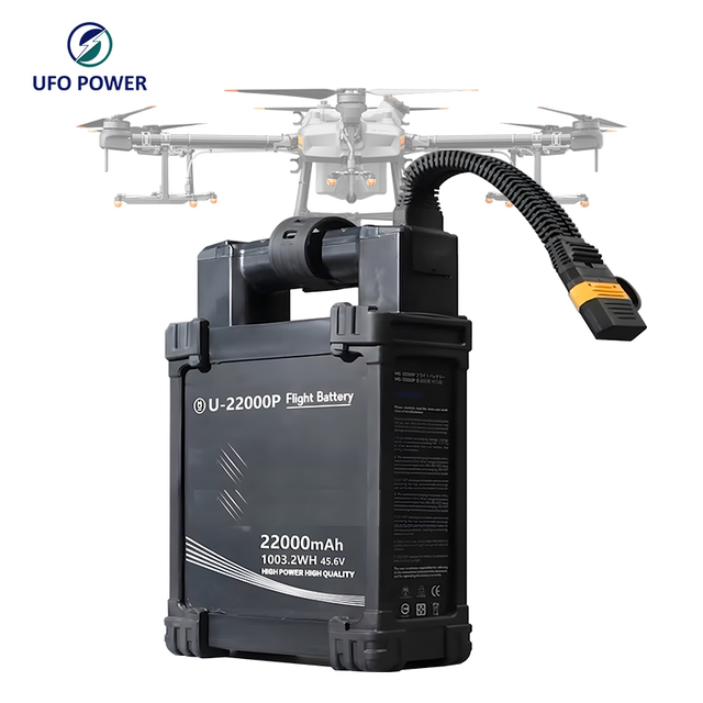 UFO POWER Agricultural UAV Battery High Capacity 45.6V 22000mAh 1003.2Wh 300-Cycle -20C~60C Precision Farming Crop