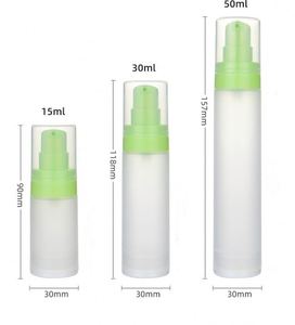 Customized Portable 15ml 30ml 50ml Frosted <b>Plastic</b> <b>Tubes</b> for Skin Care Lotion Airless Pump Bottles - Product Image 6