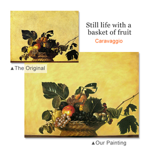 Sculptures d'art de Fruits célèbres faites à <span class=keywords><strong>la</strong></span> main de qualité de musée peintures de nature morte classiques - Product Image 2