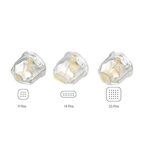 Fabricante Venta caliente Q2 Microneedling Pen 9/14/25 Pins Agujas Antiarrugas Rodillo Analizador de piel Estiramiento facial - Product Image 5