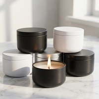Fabrication de bougies à étiquette privée, Saint-Valentin, Diwali, étiquette personnalisée, bougies élégantes en cire de soja, aromathérapie, pour la décoration de la maison, faites à la main, respectueuses de l'environnement, en métal