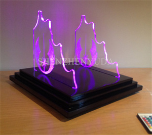 Dao Bộ Sưu Tập Hiển Thị Chủ Tabletop Karambit Hiển Thị Giá Lucite Tùy Chỉnh LED Dao Đứng - Product Image 2