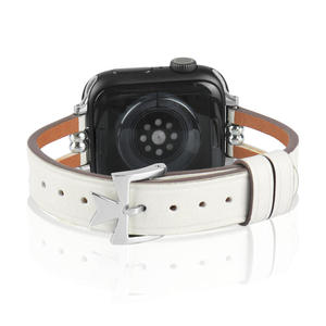 Factory Wholesale Leather Watch <b>Strap</b> for Apple Watch S10 11 46mm 42mm Ultra 49mmm SE 44mm Ladies' <b>Wrist</b> Watch Band - Product Image 4