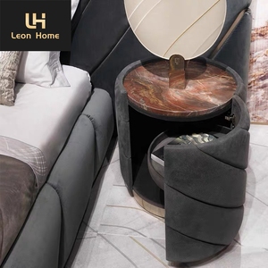 Ultimi mobili da camera da <span class=keywords><strong>letto</strong></span> di lusso italiani testiera grande <span class=keywords><strong>letto</strong></span> <span class=keywords><strong>matrimoniale</strong></span> imbottito in <span class=keywords><strong>tessuto</strong></span> moderno king size - Product Image 3