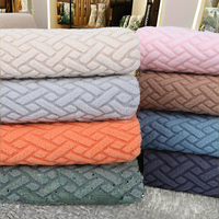 Tissu uni extensible en polyester et élasthanne pour rembourrage de canapé, housses de chaise et sacs - Matériau élastique pour la maison et l'habillement