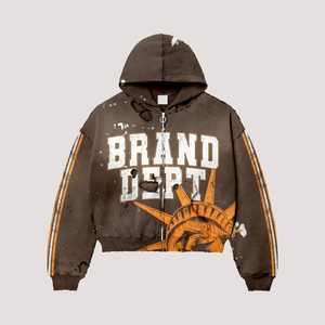 Sudadera con Capucha Personalizada con Logotipo Estampado en Relieve, Estilo Y2K, Unisex, de Alta Calidad, 350g, 100% Algodón, con Bolsillos Grandes, para Otoño - Product Image 5