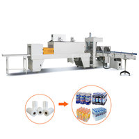 Machine d'emballage entièrement automatique à tunnel de rétraction thermique pour film PE, haute précision, avec PLC
