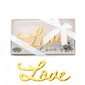 영원히 사랑 금속 병따개 결혼식 파티 호의 손님을위한 경품 기념품 반환 선물 독특한 숫자 모양 - Product Image 6