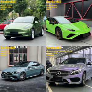 Vinilo Adhesivo para Automóviles de la Serie Cristal Brillante, TPU de Alta Calidad que Cambia de Color, Rollo de Vinilo para Envolver Automóviles - Product Image 2